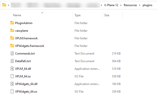 The directory layout of your plugins directory